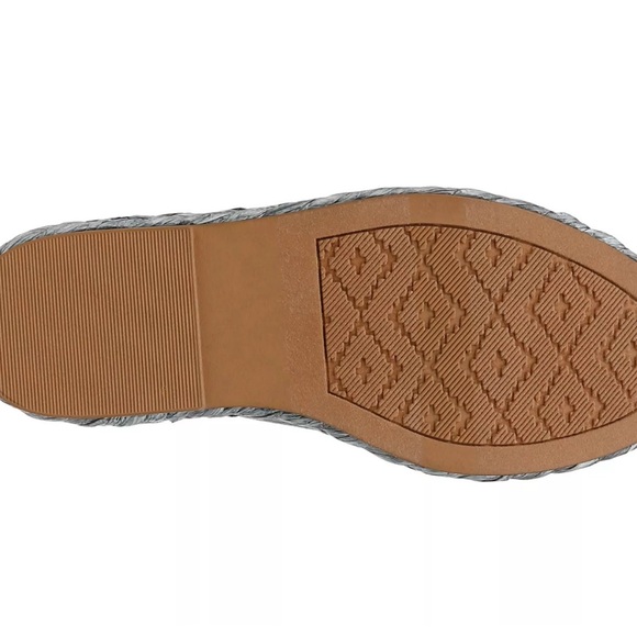 Zodiac Blue Denim Espadrille loafer mules - Picture 8 of 13